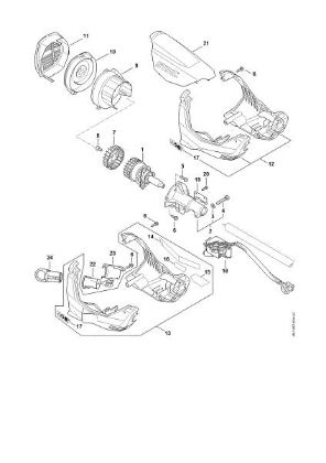 Slika Elektromotor, ohišje motorja KMA 130 R