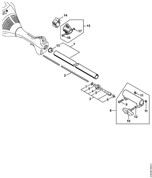 Kombi motorji (KM) KM 55 C-E Rocaj, okrogli rocaj KM 55, KM 55 C-E della Marca Stihl