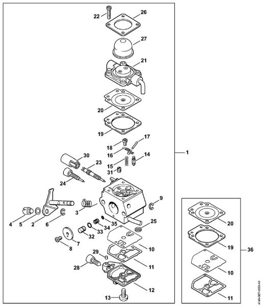 Kombi motorji (KM) KM 55 R Uplinjac C1Q-S66 della Marca Stihl