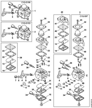 Kombi motorji (KM) KM 55 RC-E Uplinjac C1Q-S186, C1Q-S153, C1Q-S97 della Marca Stihl