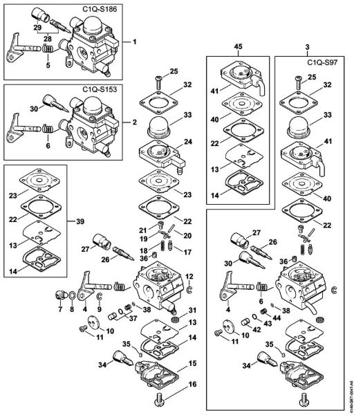Kombi motorji (KM) KM 55 RC-E Uplinjac C1Q-S186, C1Q-S153, C1Q-S97 della Marca Stihl