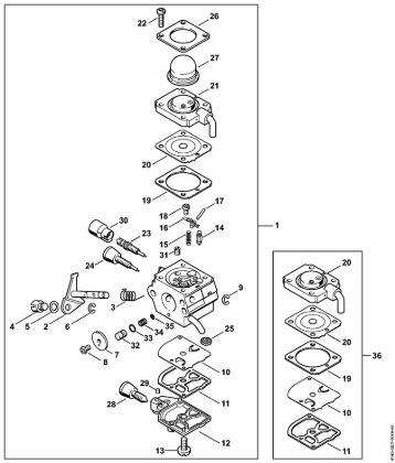Kombi motorji (KM) KM 55 RC-E Uplinjac C1Q-S71 della Marca Stihl