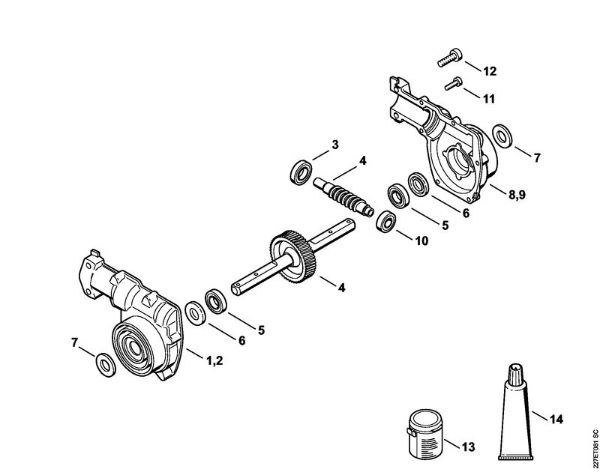 Kombi orodja (-KM) BF-KM BF-KM gonilo della Marca Stihl