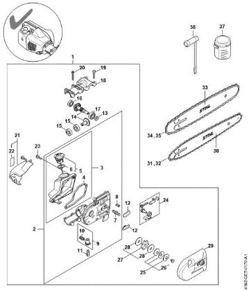 Slika Prenosni mehanizam 3/8'' 7Z HT