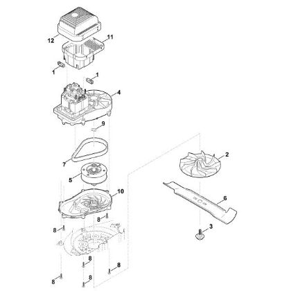 Slika D - Motor, nož RME 339.0