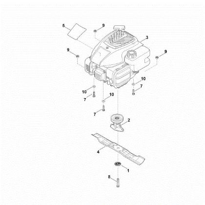 Slika D - Motor, nož RM 248.1