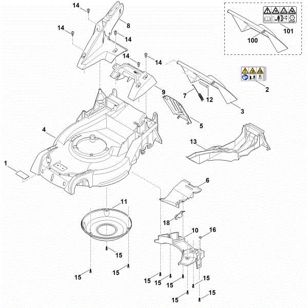 Slika C - Ohišje RM 650.0 V