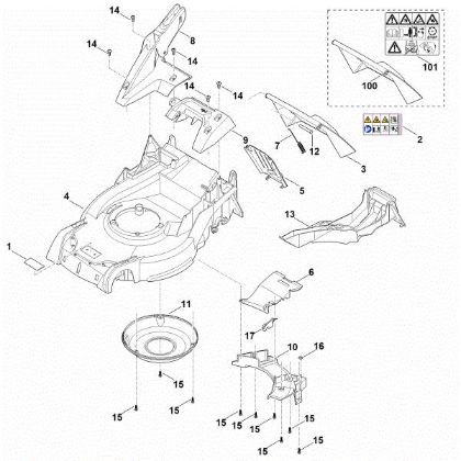 Slika C - Ohišje RM 650.0 VS