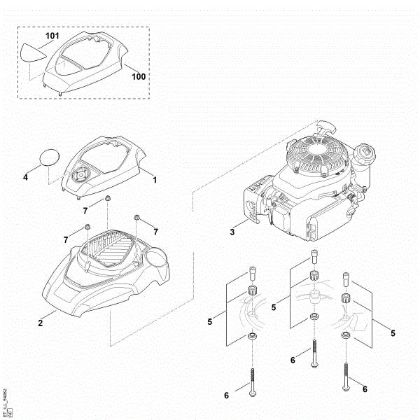 Slika F - Motor RM 650.0 VS
