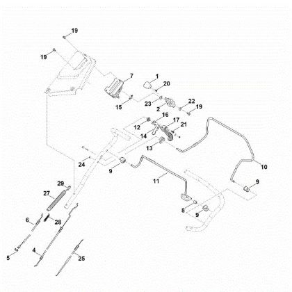 Slika A - Zgornji del krmila RM 655.1 RS