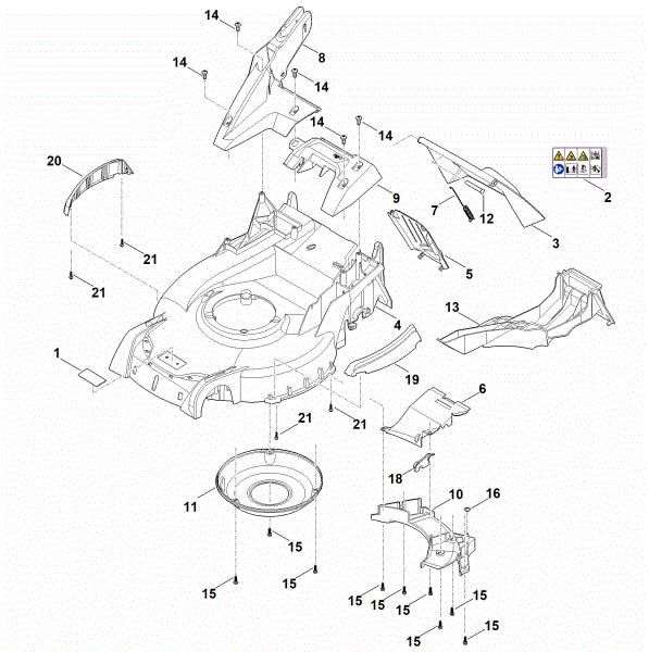 Slika C - Ohišje RM 655.1 VS