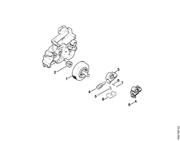 Elektricne motorne žage (MSE) E 14 Oljna crpalka della Marca Stihl