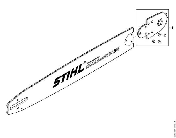 Meci Mec S 150cm/59" 1,6mm/0.063" .404" Rollomatic ES .404€ 12 Zobje della Marca Stihl