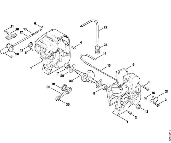 Zage z bencinskim motorjem (MS) 012 AVEQ Ohišje zaganjaca della Marca Stihl