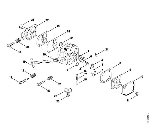 Zage z bencinskim motorjem (MS) 012 AVTEQ Uplinjac C1S-S1 della Marca Stihl