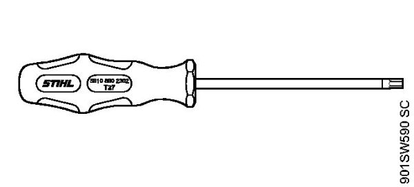 Zage z bencinskim motorjem (MS) 020 T Izvijac T27x150 della Marca Stihl