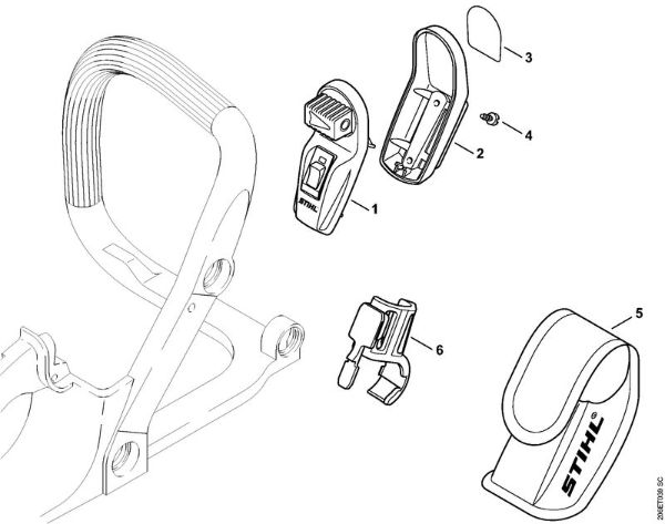 Zage z bencinskim motorjem (MS) MS 170 2-MIX Laser 2 v 1 della Marca Stihl