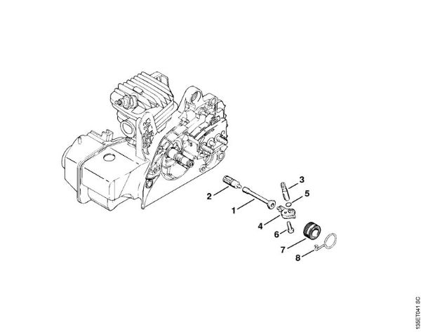 Zage z bencinskim motorjem (MS) MS 230 C-BE Oljna crpalka della Marca Stihl