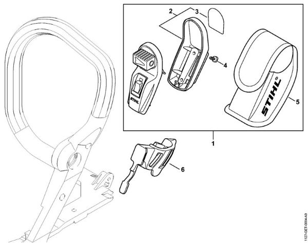 Zage z bencinskim motorjem (MS) MS 290 Laser 2 v 1 della Marca Stihl