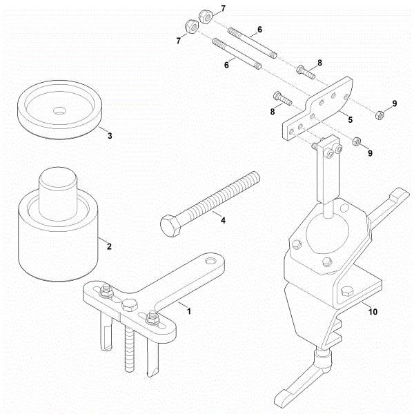 Slika I - Specialno orodje MH 445.1