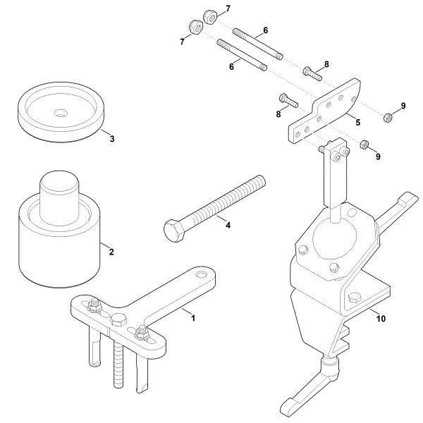 Slika I - Specialno orodje MH 560.0