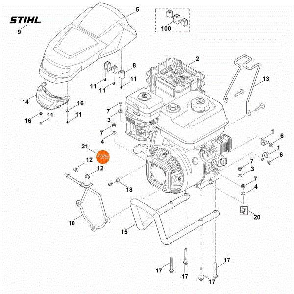 Slika B - Motor MH 700.0