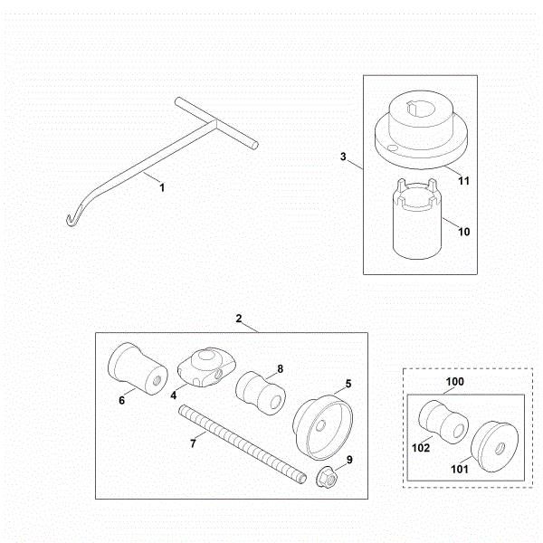 Slika L - Specialno orodje MH 700.0