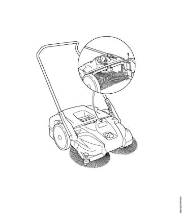 Akumulatorske naprave za pometanje (KGA) KGA 770 Serijska številka della Marca Stihl