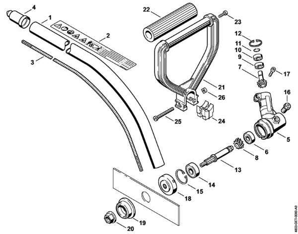 EC 70 EC 70 Rocaj, roc, gonilo della Marca Stihl