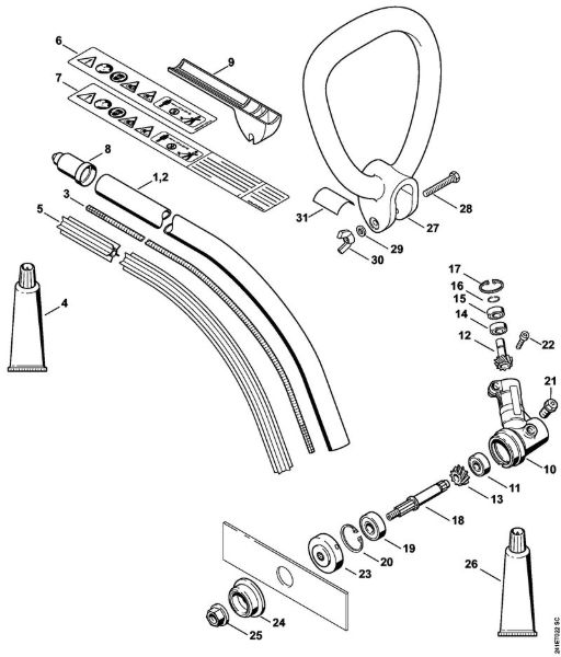 FC 55 FC 55 Rocaj, roc, gonilo della Marca Stihl