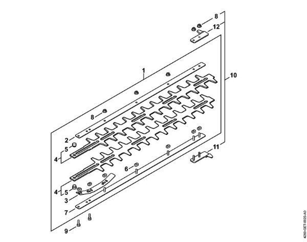 Obrezovalniki žive meje (HL) HL 100 Nož 0°, 30°, 0° - 90° (24.2005) della Marca Stihl
