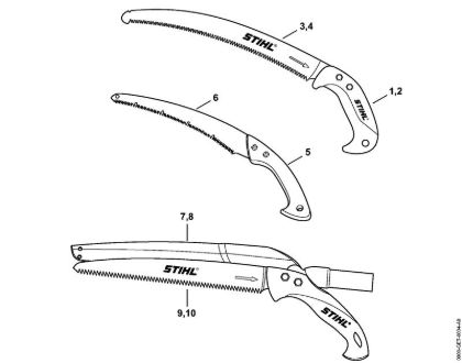 Rocna orodja Zaga za rezanje vej PR 27 cm Zaga za rezanje vej della Marca Stihl