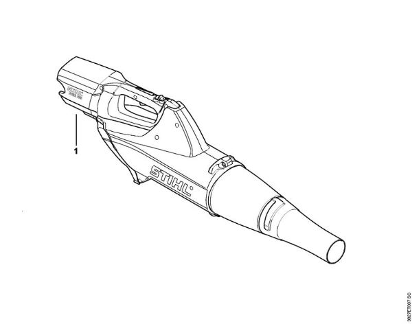 Akumulatorski pihalniki (BGA) BGA 85 Serijska številka della Marca Stihl