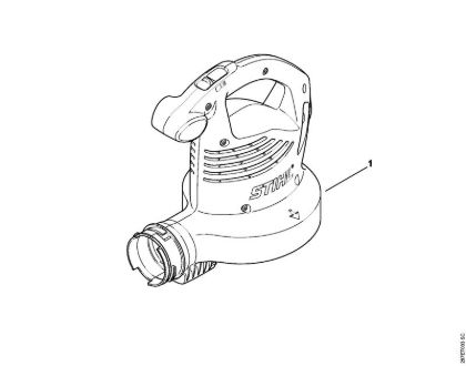 Elektricni pihalniki (BE, BGE) BGE 81 Serijska številka della Marca Stihl