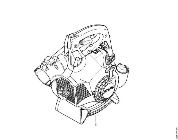 Pihalniki (BG, BR) BG 45 Serijska številka della Marca Stihl