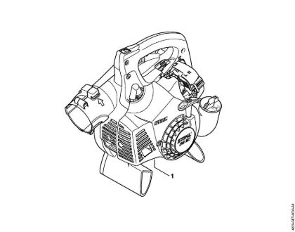 Pihalniki (BG, BR) BG 50 Serijska številka della Marca Stihl