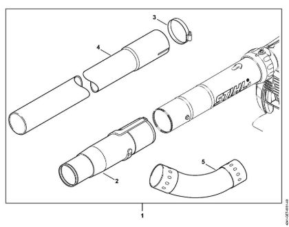 Pihalniki (BG, BR) BG 86 C-E cistilec za žlebove della Marca Stihl