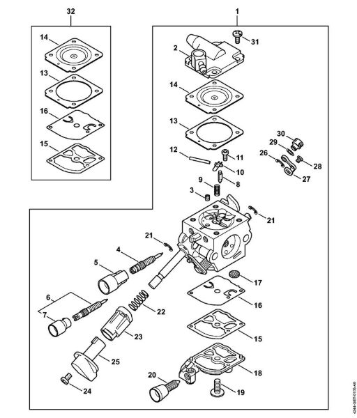 Pihalniki (BG, BR) BR 450 C-EF Uplinjac C1Q-S209 della Marca Stihl
