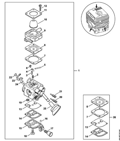 Sesalniki z drobilnikom (SH) SH 86 Uplinjac 4241/23 della Marca Stihl