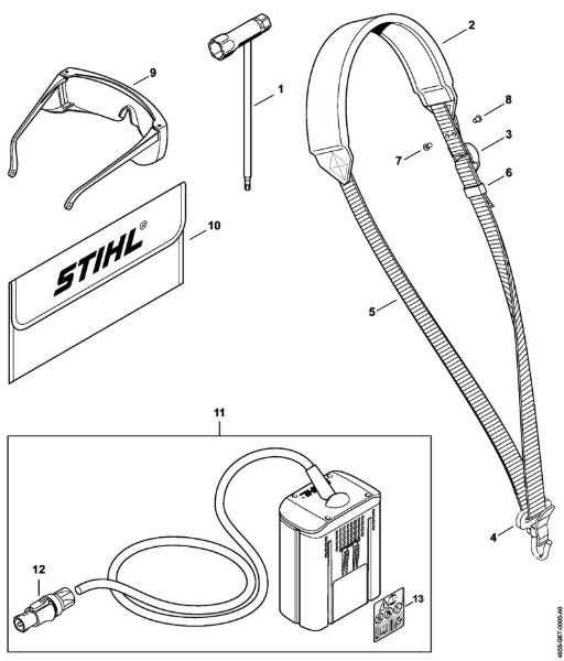 Akumulatorske posebne naprave (SPA) SPA 65 Orodja, pribor della Marca Stihl