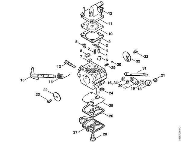Posebne naprave (PC, SP, MC) SP 450 Uplinjac C1Q-S34 (46.2003) della Marca Stihl