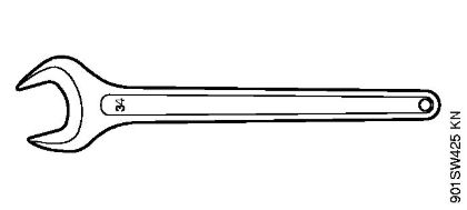 Posebne naprave (PC, SP, MC) SP 451 Kljuc DIN894-34 della Marca Stihl