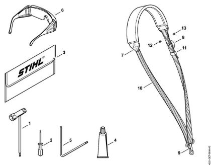 Posebne naprave (PC, SP, MC) SP 81 Orodja, posebni pribor della Marca Stihl