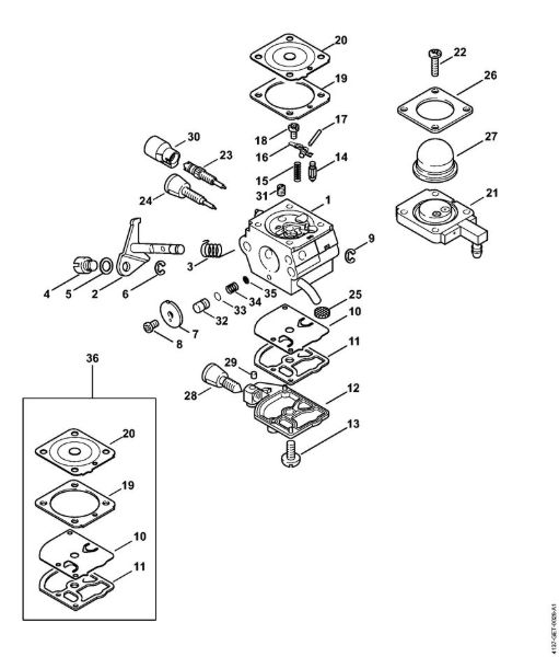 Posebne naprave (PC, SP, MC) SP 81 Pokrov 4137/23 BR della Marca Stihl