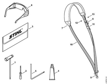 Posebne naprave (PC, SP, MC) SP 85 Orodja, posebni pribor della Marca Stihl