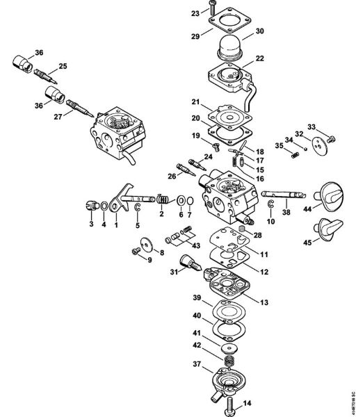 Posebne naprave (PC, SP, MC) SP 90 Uplinjac C1Q-S177, C1Q-S171, C1Q-S174, C1Q-S131 della Marca Stihl