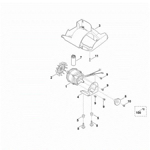 Slika D - Elektromotor RLE 540.0