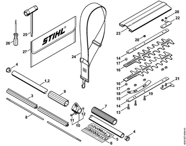 FH 75 FH 75 Rocaj, nož della Marca Stihl