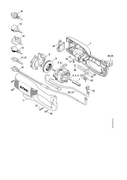 Slika Ohišje, elektromotor FSE 60