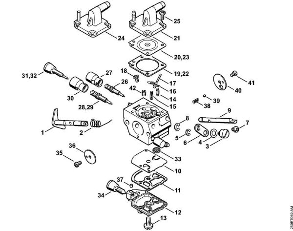 Motorne kose (FS) FS 200 R Uplinjac C1Q-S161, -S162, -S163, -S164, -S82, -S83, -S138, -S139 della Marca Stihl